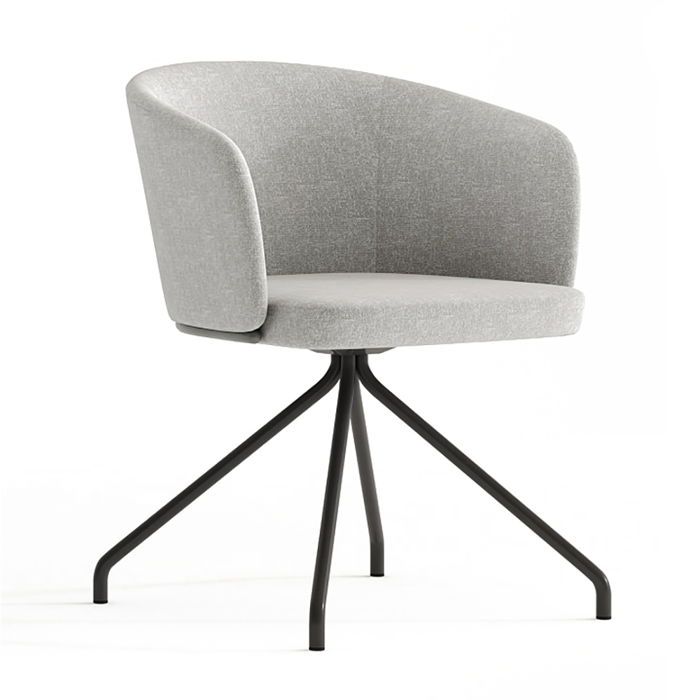 Armrest Design Nordic Negotiation Contract Furniture Foshan Chair Factory Swivel Lifting Fabric Upholstery Task Office Chairs