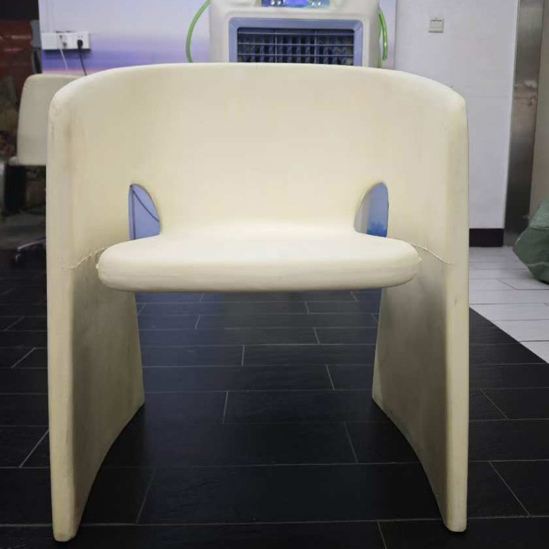 Factory Direct Molded Fiberfill Rocking Chair Modern Single Leisure Chair Living Room PU Leather Contemporary Semi-Finished Home