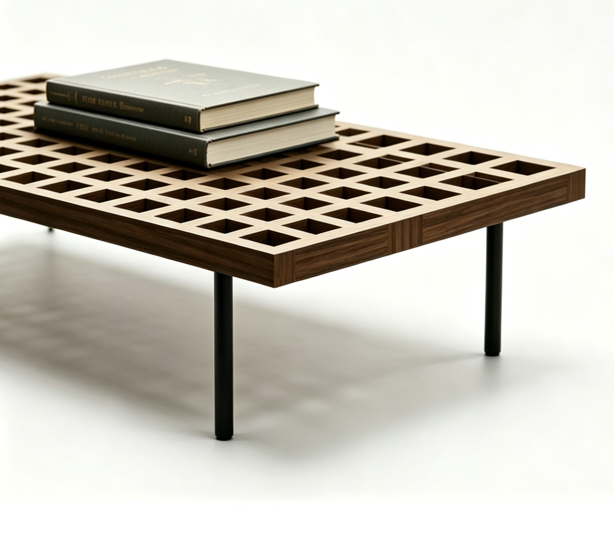 Modern Durable Portable Side Table with Metal Frame for Living Room Furniture