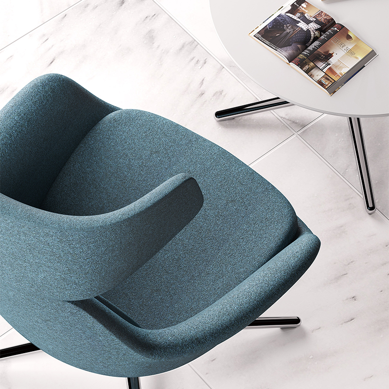 Modern Luxury High Quality Comfortable Oversized High Back Swivel Leather Accent Chair for Office Furniture Restaurant and Club