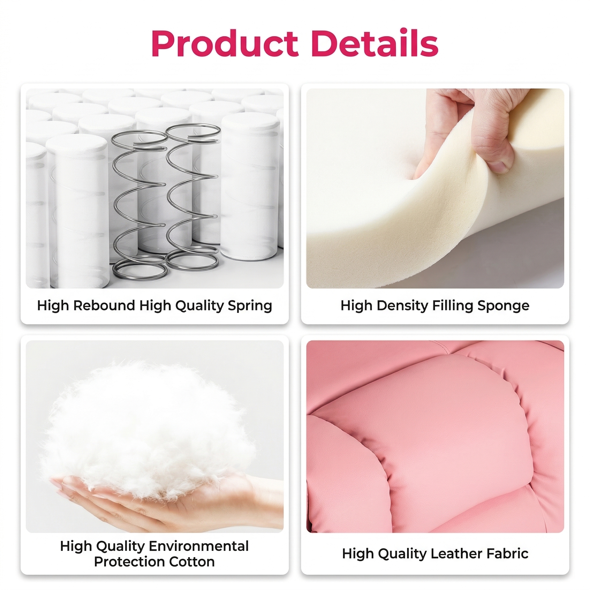 Modern Durable Eco-Friendly Multi-Function Soft Fabric Ottoman Stool Storage Bench for Bedroom Living Room Entry Hotel Use