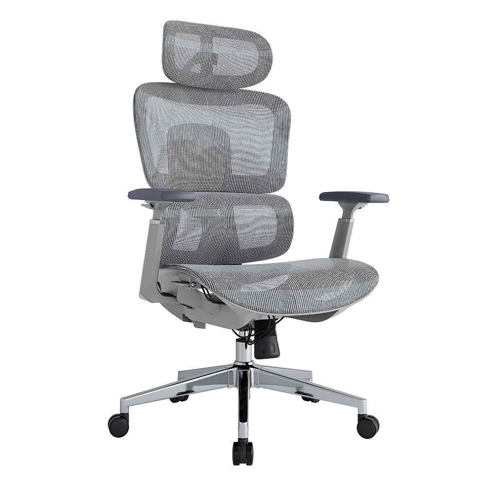 Modern HighQuality Full Mesh Ergonomic Office Swivel Seat Sliding Chair 3D Armrest Office Commercial Furniture Sillas De Oficina