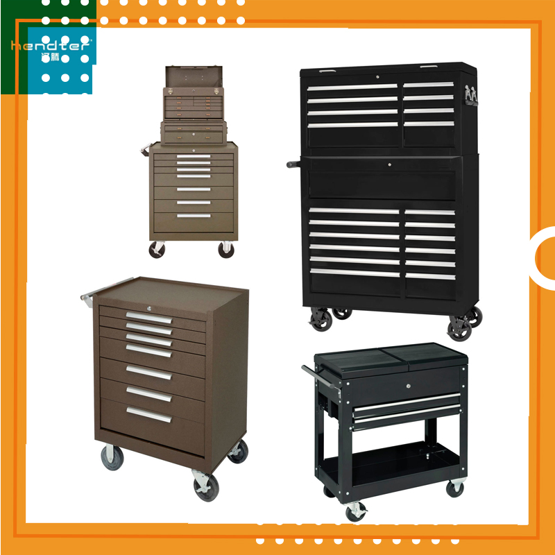Tool Chest 10 Drawer 4 Drawers 7 Drawers Yellow Blue Green Red Stainless Steel SPCC Powder Coated Anticorrosive Anodized 72-Inch OEM ODM for Garage Kitchen