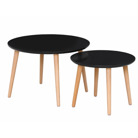 MDF end table set side view