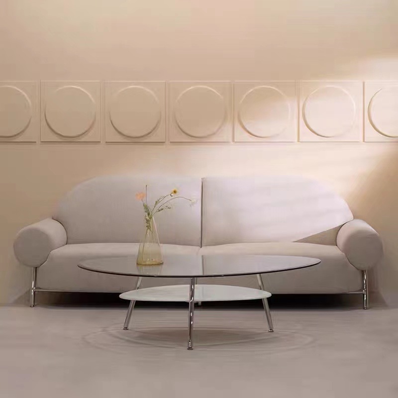 Light Luxury Nordic Irregular Fabric Recliner Chair for Bedroom Living Room Balcony-Leisure Home Furniture