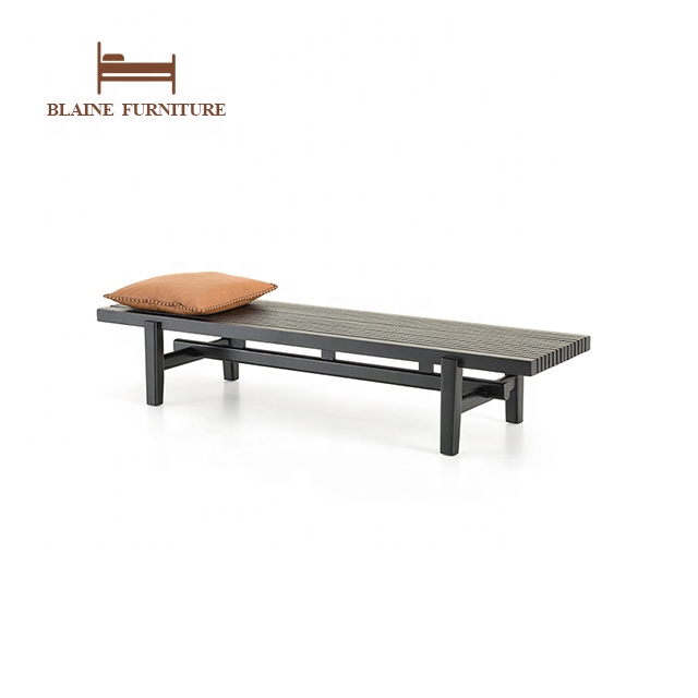 Hot Sale Luxury European Modern Design Custom Home Office Furniture Entryway Wooden Bench