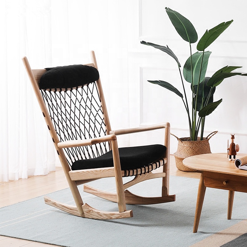 wooden rocking chair