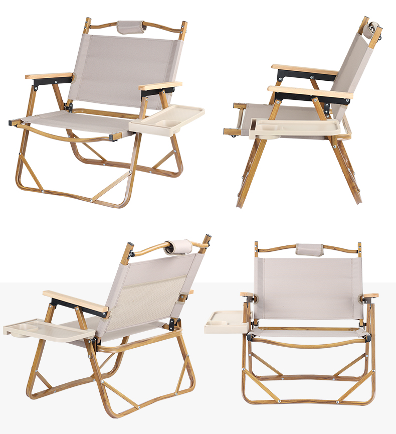 Folding Lounge Relax Kermit Camping Floor Chair Detail 4