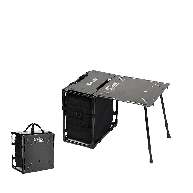 Portable Camping Table, Compact Camping Side Table With Carrying Bag for Hiking, Camping, Outdoor, BBQ