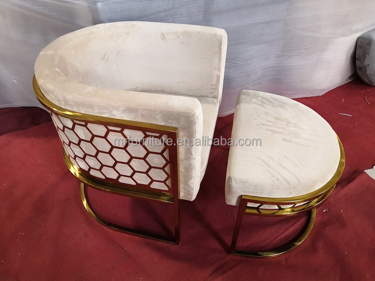 Accent Velvet Chair View 8