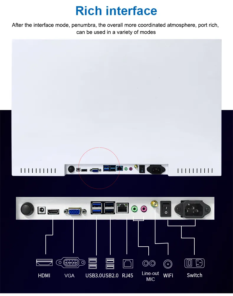 21.5 32 55 86 Inch Indoor 3D Holographic Display Cabinet Interactive Transparent Cabinet LCD Transparent Holobox