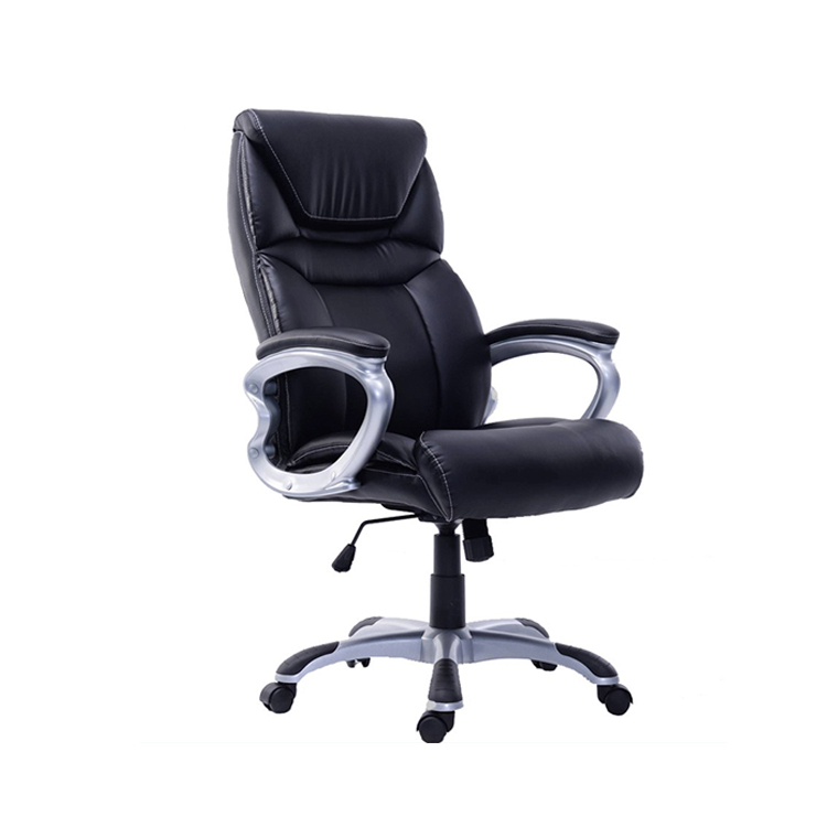 Swivel Company Adjustable Black Luxury Genuine Leather Modern Swivel Chair Executive Office Chair