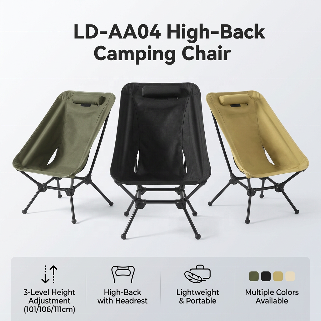 Modern Aluminum Outdoor Folding Lounge Chair 600D Oxford Fabric-Portable Furniture for Picnic Camping Fishing Office Reclining