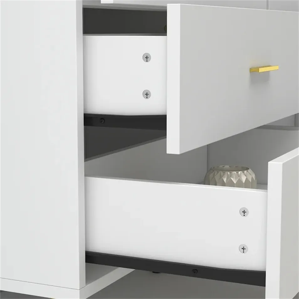 Household Economical Modern Living-Room Bedroom Wooden Drawer Bathroom Storage Chest of Drawers