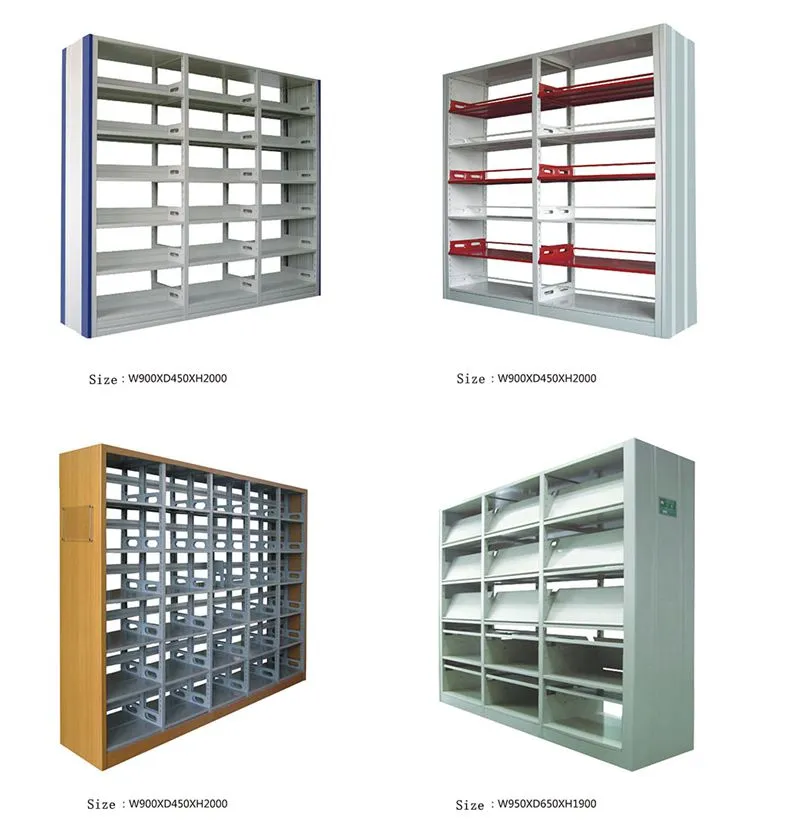Conventional Book Shelf Library Shelf Steel-Wood Bookshelf