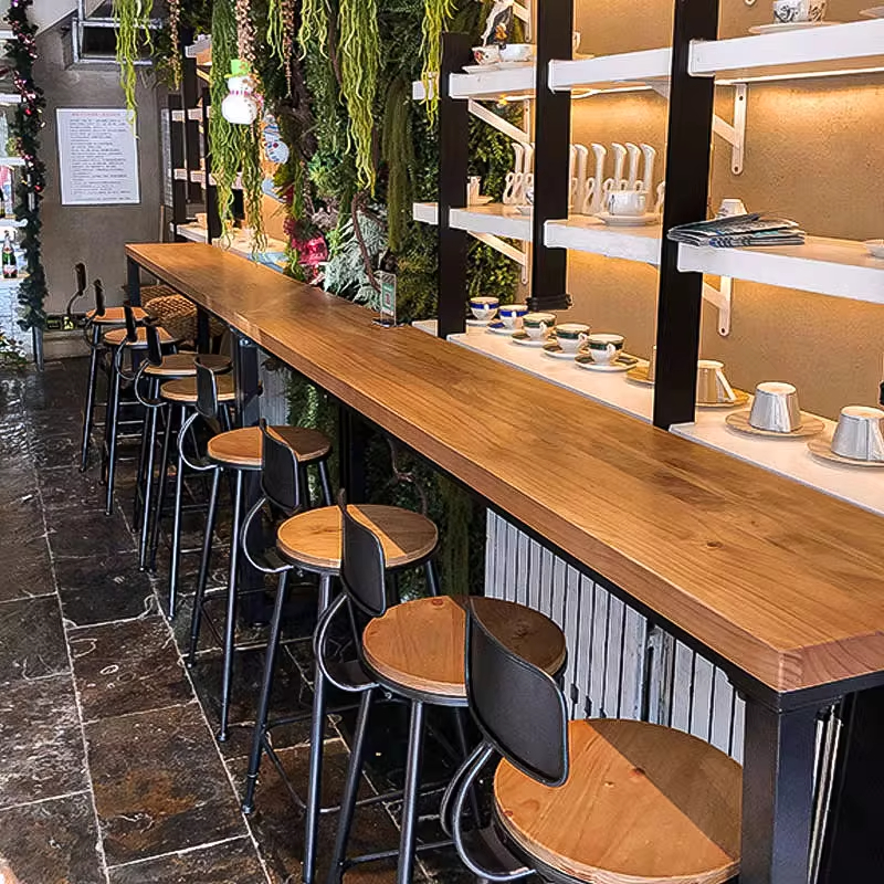 Hot Sale Custom Modern Metal &amp; PU Leather Bar Stool High Chair-Eco-Friendly for Commercial Restaurants Outdoor Dining &amp; Home Bar