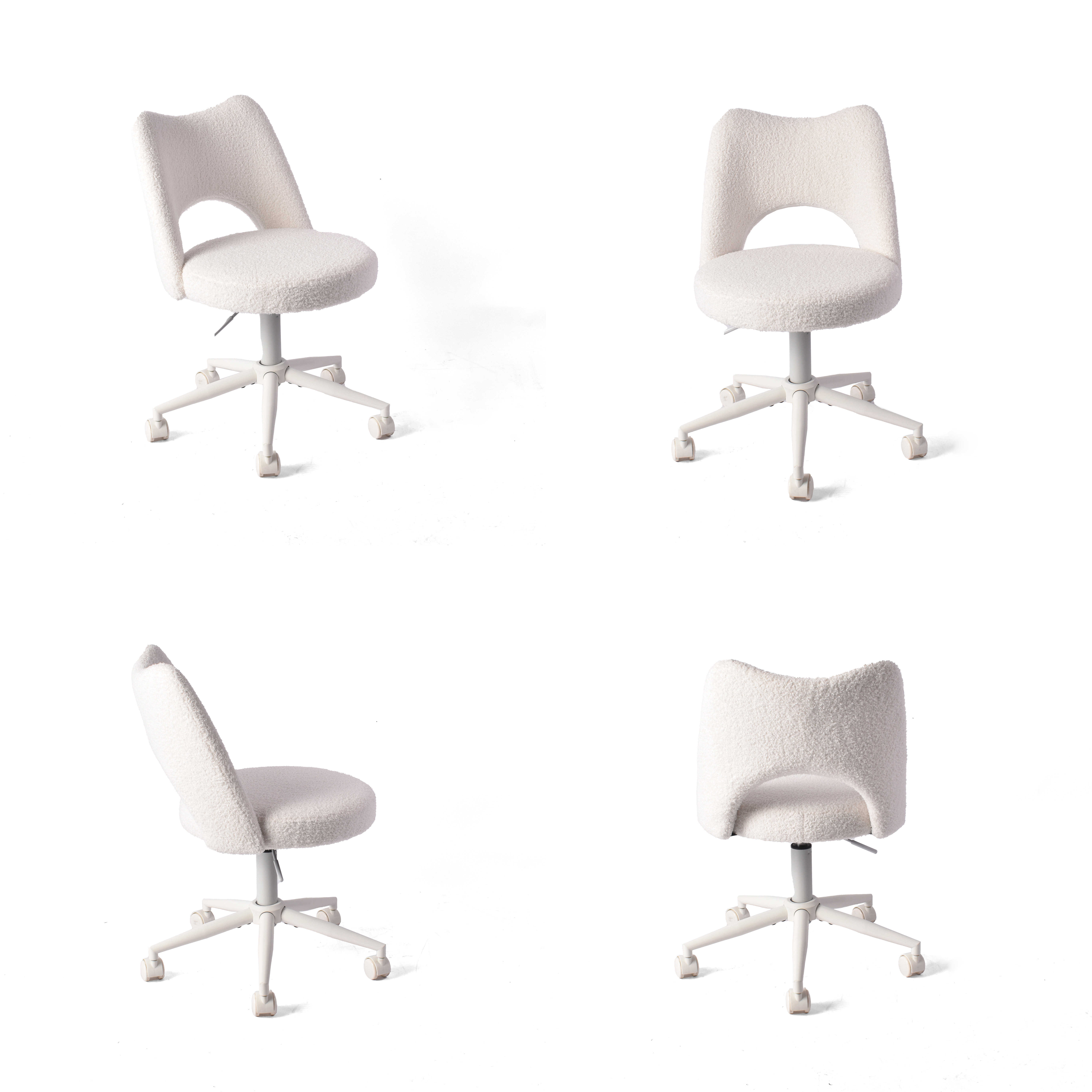 CARLFORD Teddy Children Office Chair Modern Ergonomic Executive Swivel Office Chair with Fabric for Kids Home &amp; Commercial Use
