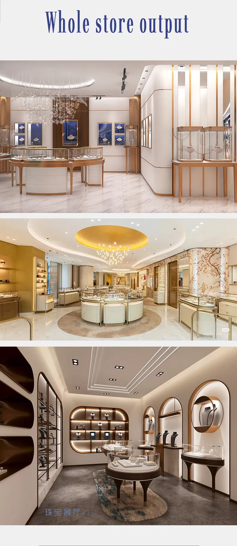 Customized Luxury Wrist Watch Wall Stand Watch Showroom Display Cabinet