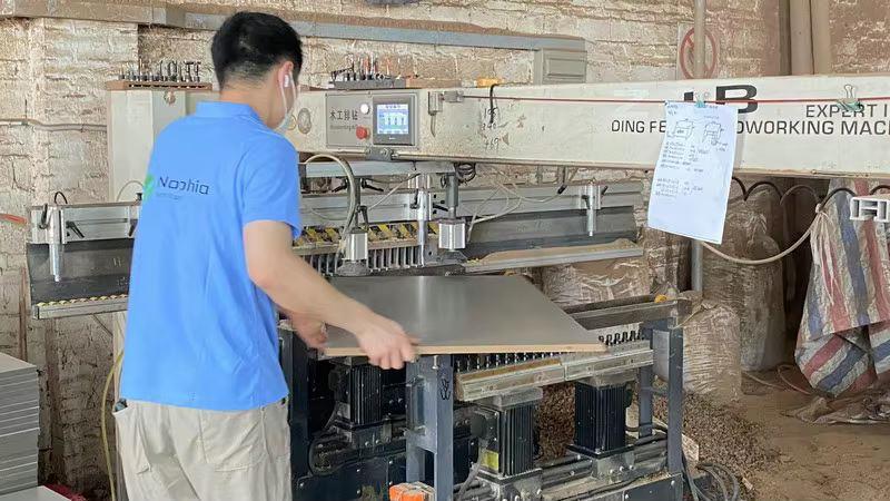 CNC drilling machine for precise furniture component hole processing
