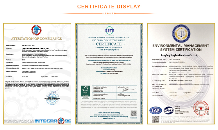 Certificates