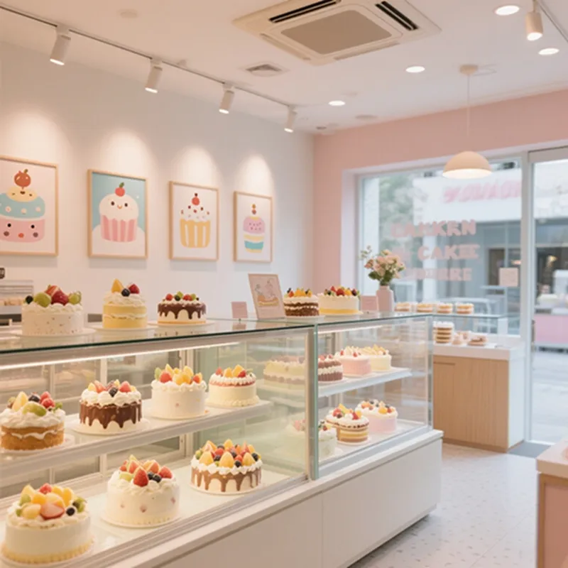 Commercial Cabinet for Bread Dessert Display Bakery Counter