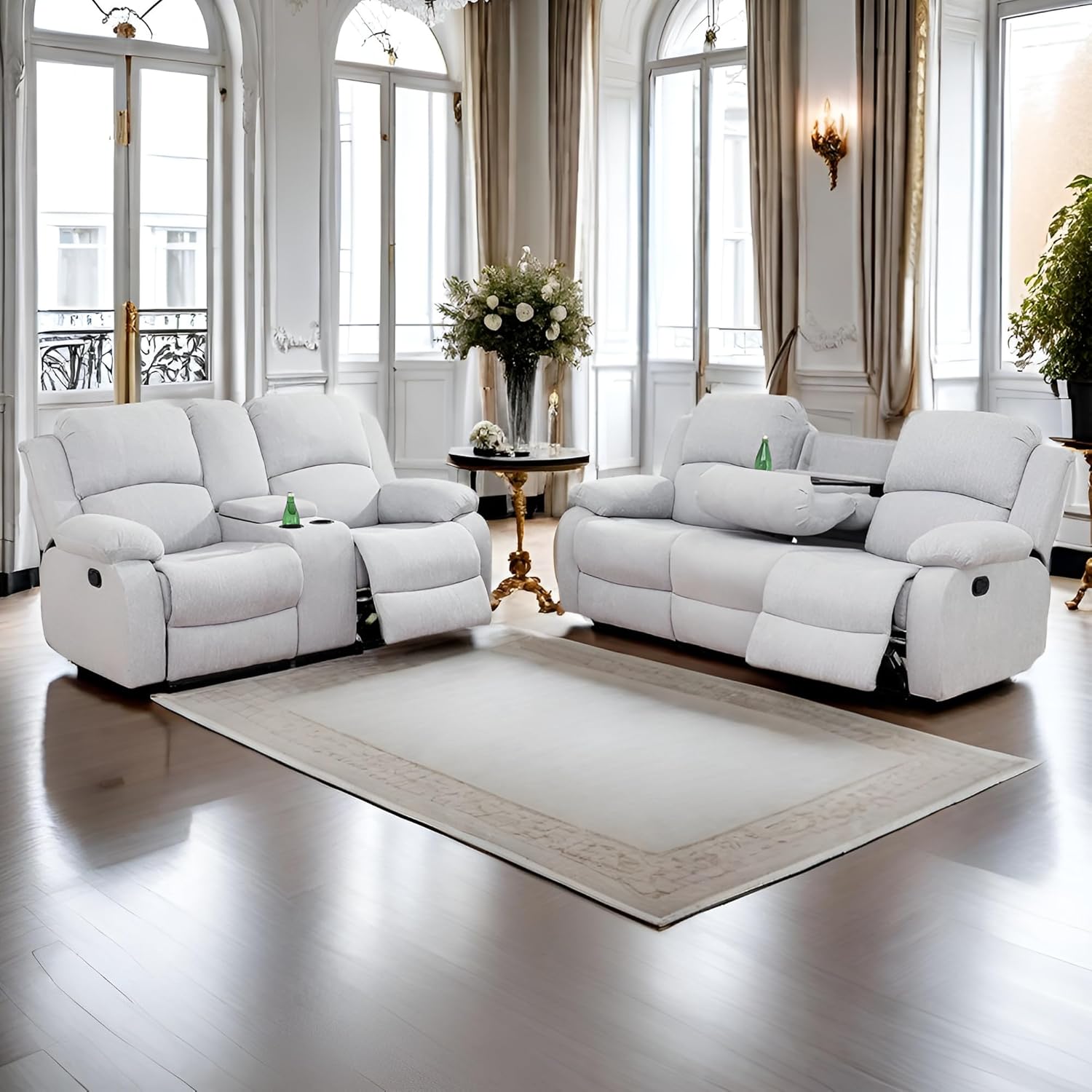 Modern Multifunctional Leather Massage Sofa Chair Recliner Set for Home Bedroom Hotel or Villa for Living Room Leisure