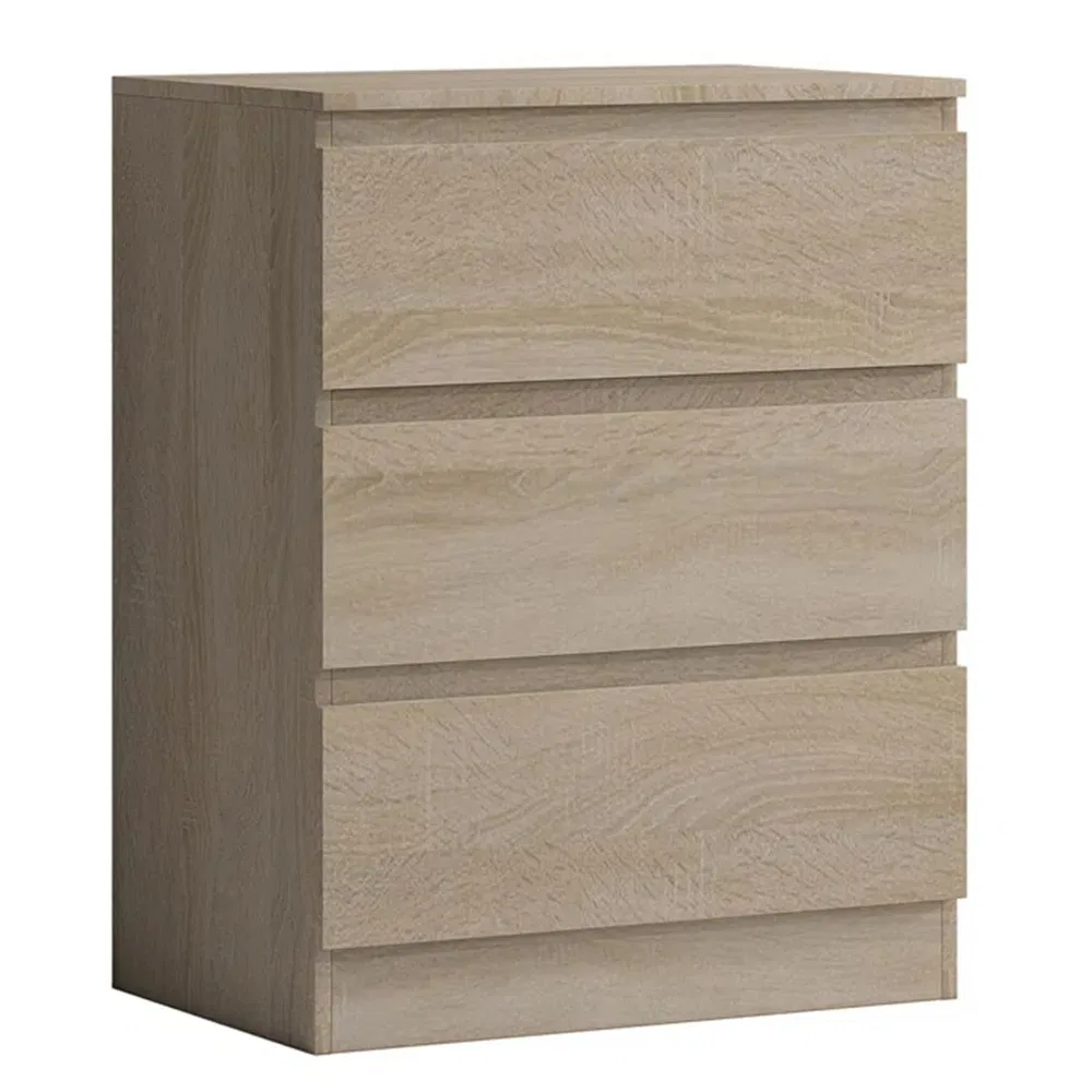 Foshan Functional Wooden Panel Furniture 3 Drawers Storage Chest of Drawers