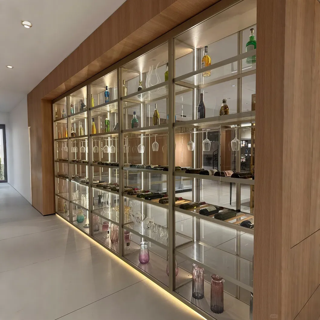 Elegant Glass Display Cabinet for Living Room Decor