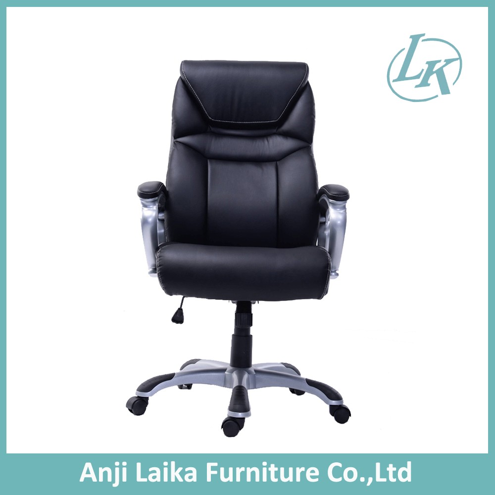 Swivel Company Adjustable Black Luxury Genuine Leather Modern Swivel Chair Executive Office Chair