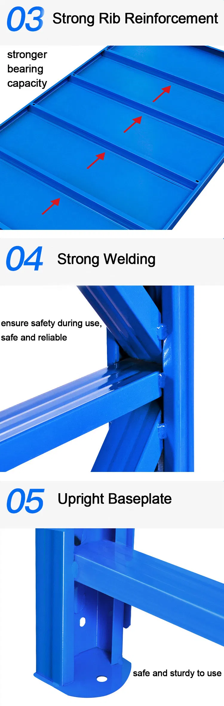 Heavy Duty Metal Steel Storage Shelf Details
