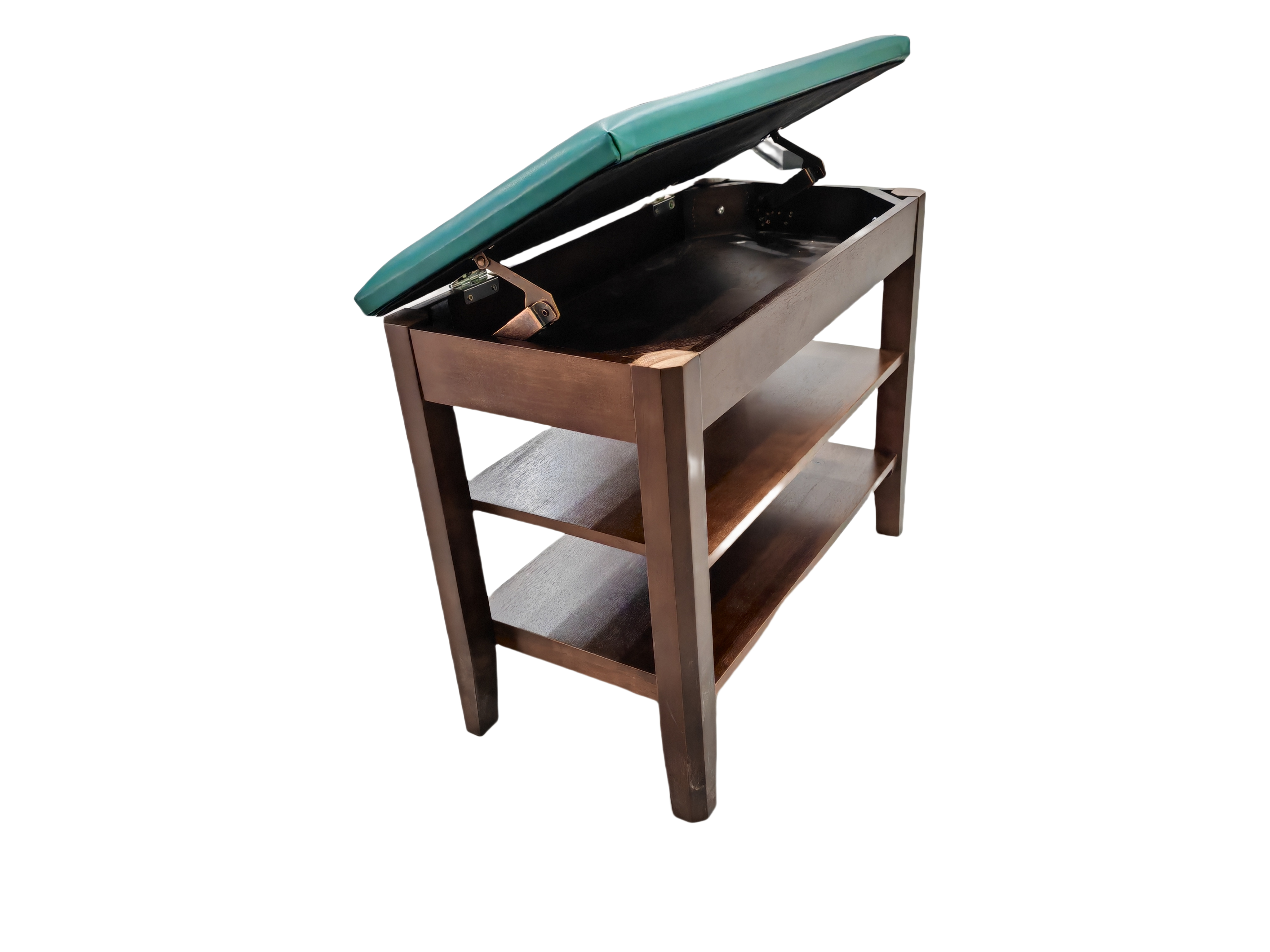 Luxury Modern Rubber Wood Shoe Rack Soft Cushion Entryway Bench Space-Saving Freestanding Design 50 Pair Capacity Living Room