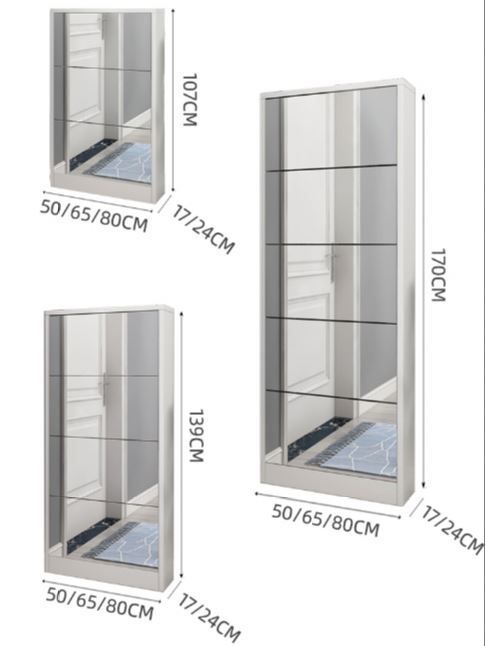 YQ JENMW Shoe Cabinets With Mirrors Are the Most Affordable