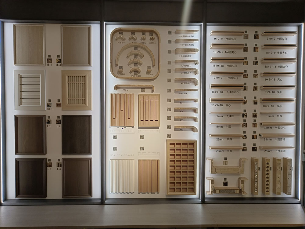 Modern room storage cabinet layout