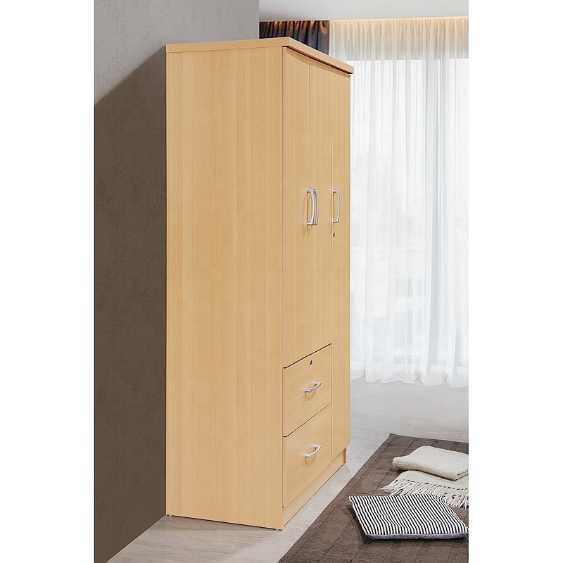 Walk in Multi-purpose Wall Mounted Wardrobe Cabinets Sample Bedroom Wardrobe Design