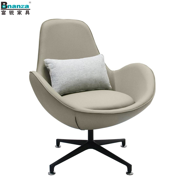 Nordic Modern Genuine Leather Lift Chair Accent Lounge Chair for Living Room Leisure