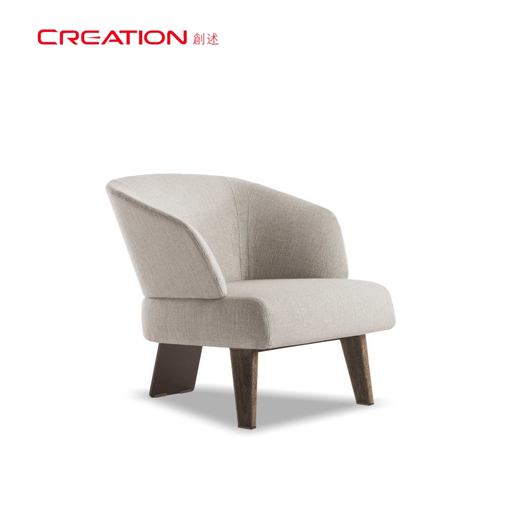 Premium Accent Chair for Living Room with Button Tufted and Solid Wood Frame