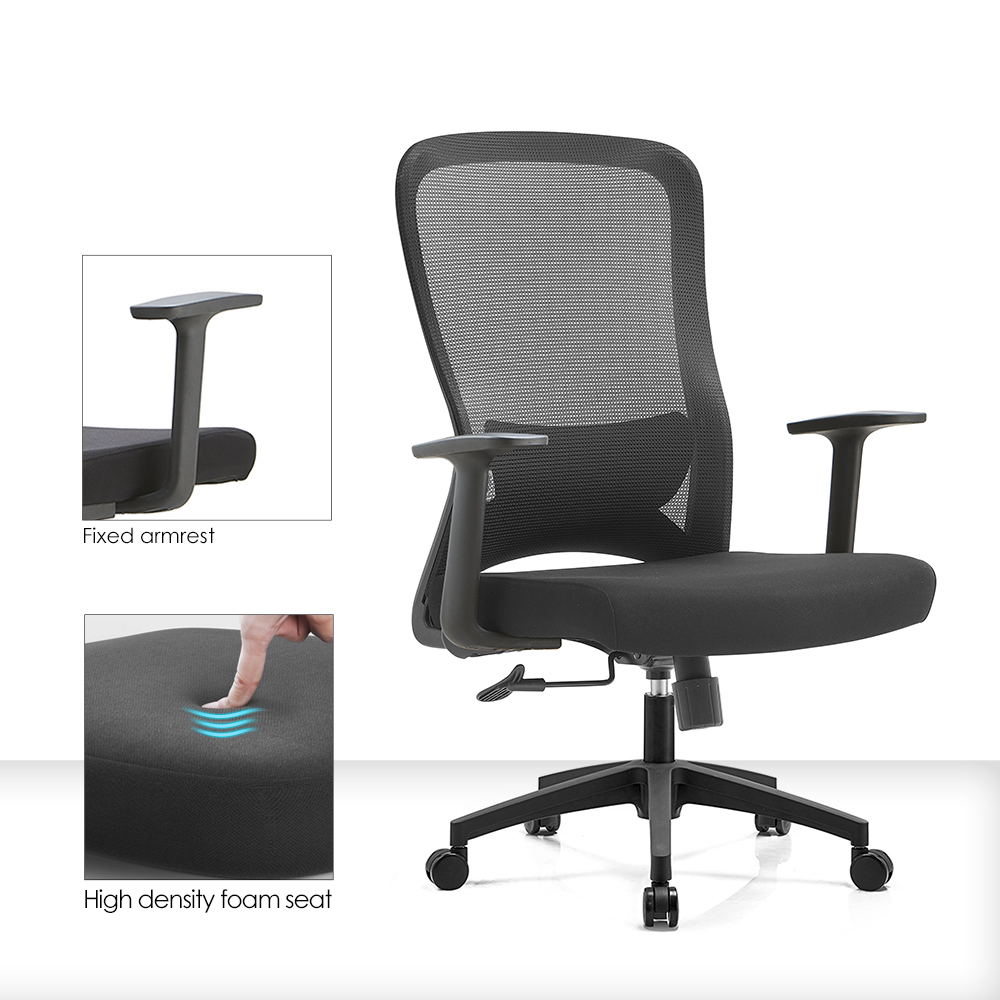 Cheap Mesh Office Chair Silla Oficina Conference Meeting Mid Back Computer Staff Desk Chair For Office Ergonomic