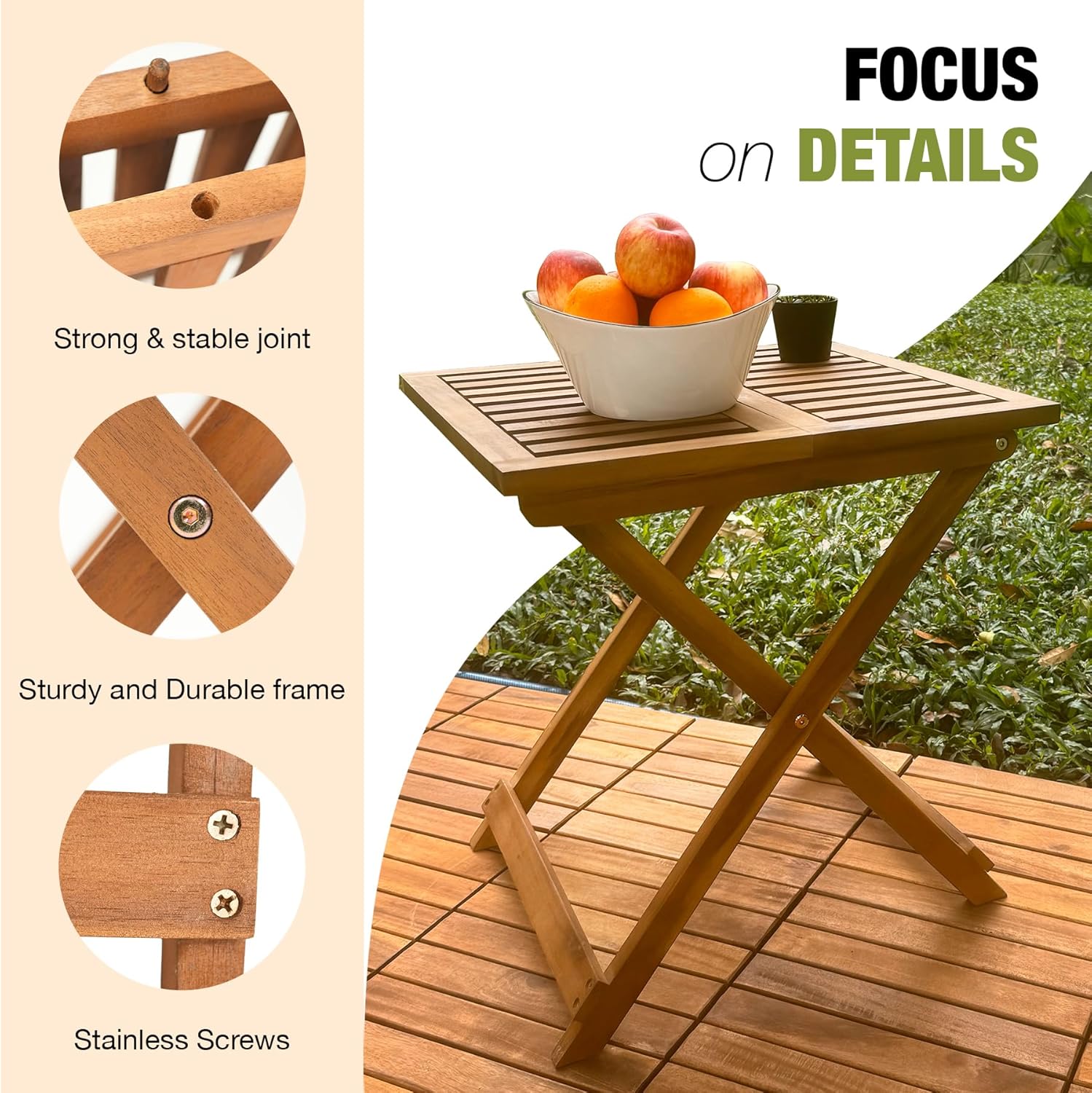 Folding Table Detail 3