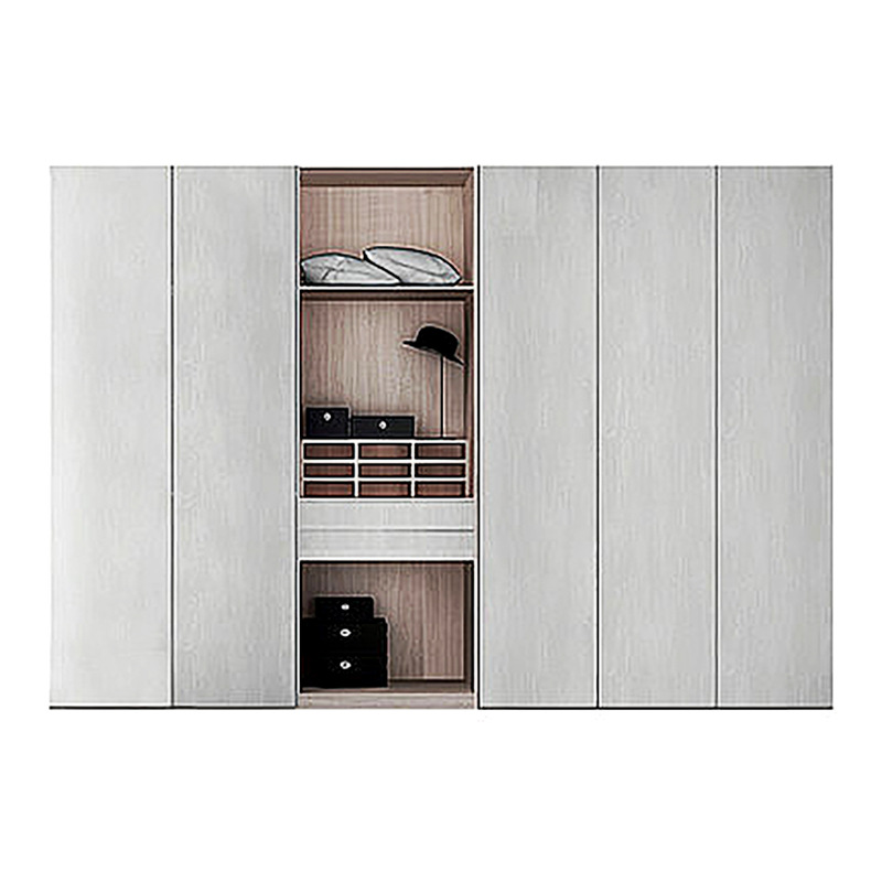 High End Clothing Cabinet Wardrobe Wardrobe System Furniture Design Customized Luxury Bedroom Large Wooden Wardrobe