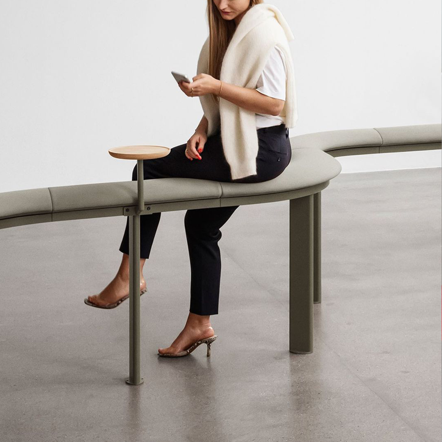 Modular Splicing Iron Bar Stool Base