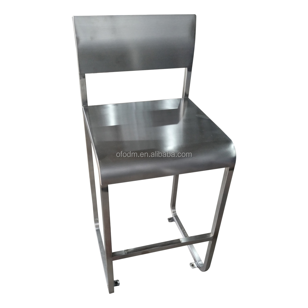 Black Backless Galvanized Steel Counter Height Bar Stools Set Footrest Eco-Friendly Durable Home Bar Living Room School Dining
