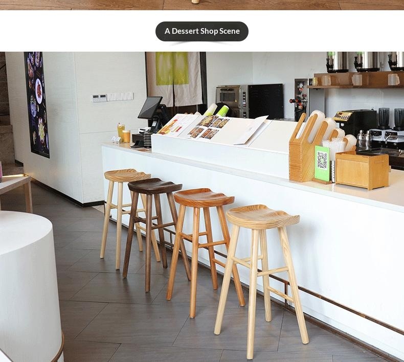 Modern wood stool collection