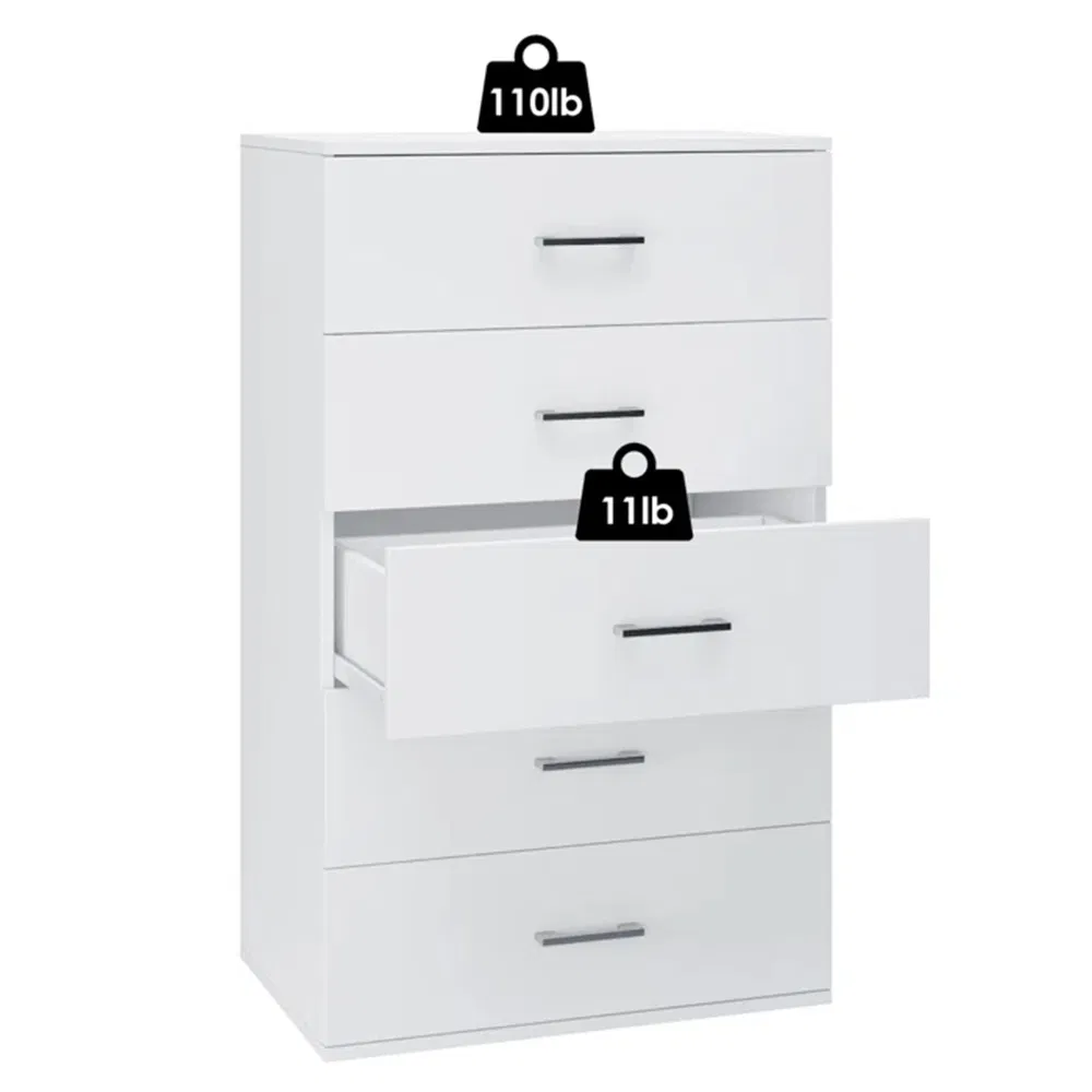 Home Furniture Self-Assembled Bedroom Storage Dresser Cabinets Drawers Chest