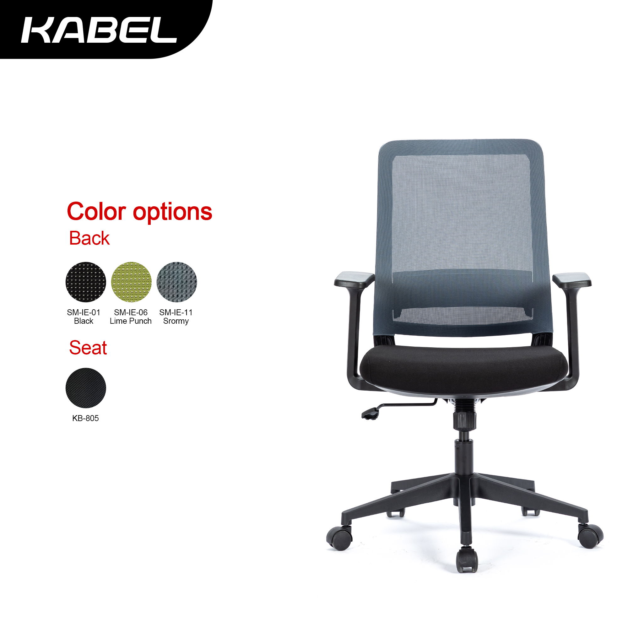 BIFMA Certified Modern Design Executive Ergonomic Task Office Chair Home Swivel Mesh Lounge Chair Comfortable Nylon Material