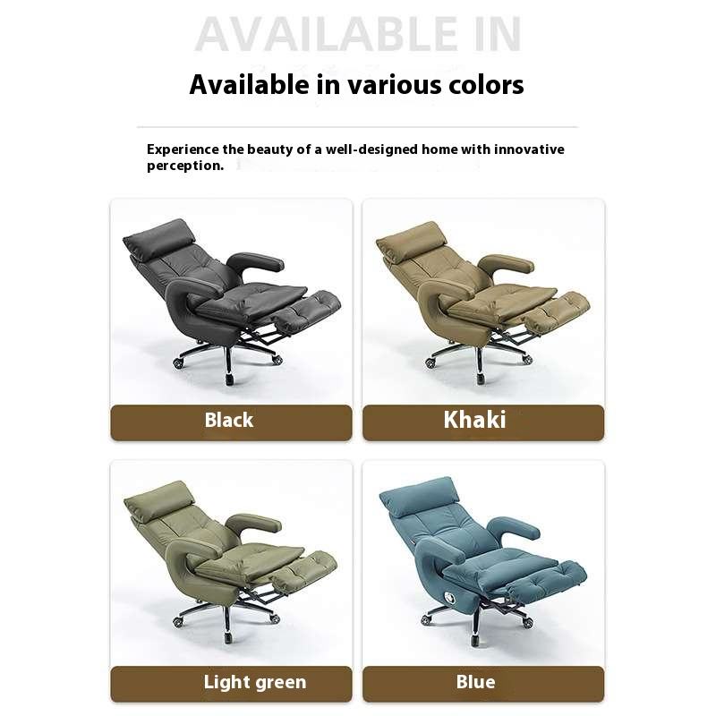 Modern Executive Leather Office Chair Luxury Ergonomic Electric Reclining Factory Direct