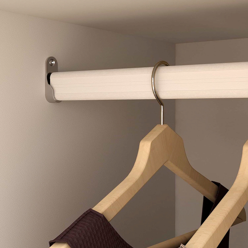 Armoire Wardrobe Closet with Doors &amp; Hanging Rods, Wooden Clothing Storage Cabinet with Drawers &amp; Shelves for Bedroom, White