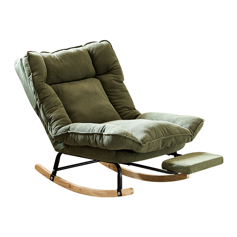 Household Metal Swing Chair Single Sofa Lazy Chair Iron Swing Sofa Rocking Chair