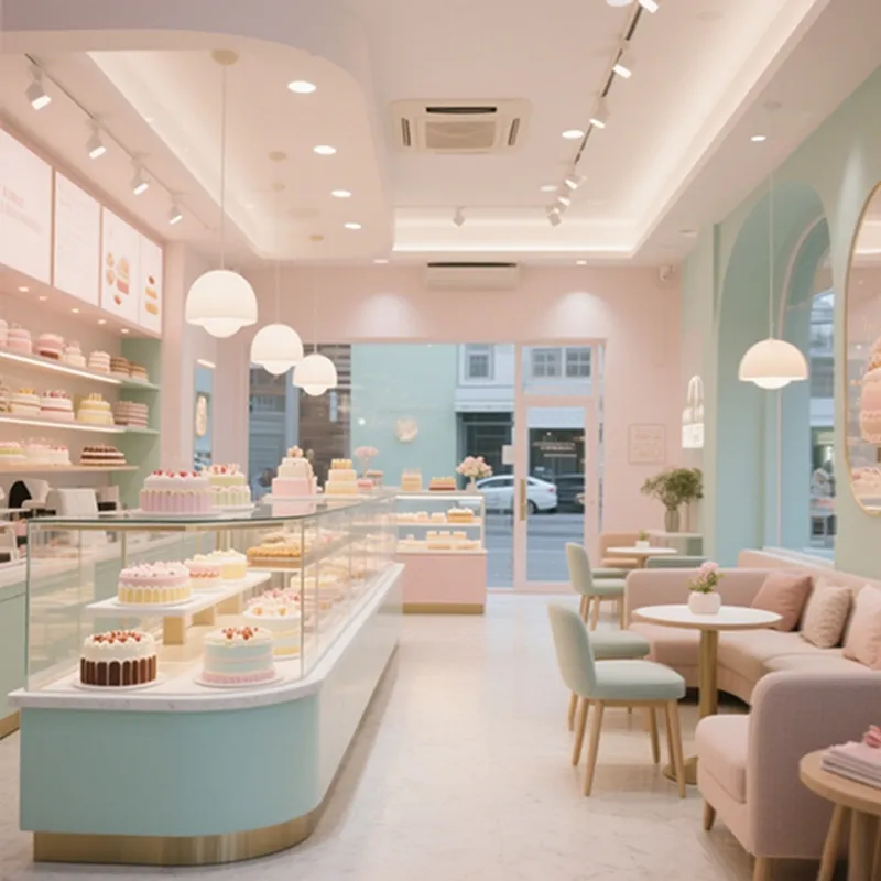 Commercial Cabinet for Bread Dessert Display Bakery Counter