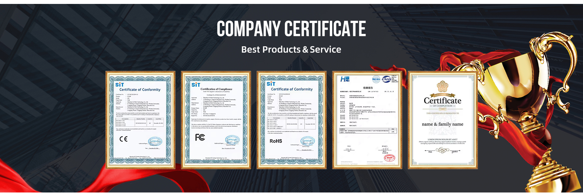 Product Quality Certifications
