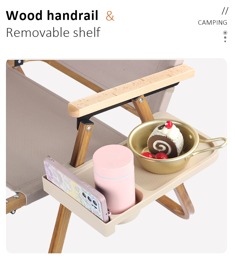 Folding Lounge Relax Kermit Camping Floor Chair Detail 3